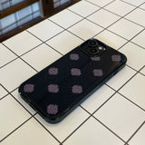 DOT GLASS BUMPER CASE_ BLACK & GRAY