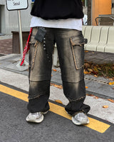 UL Dekki Pocket Cargo Denim Pants (2C)