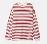 No.1130 C stripe loose T (4color)