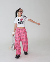 I love lettering jogger pants