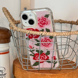 ROSES KNIT HARD JELL CASE_PINK