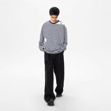 FMACM 24SS Patchwork Striped Long Sleeve T-Shirt