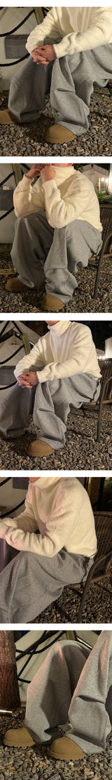 [Unisex] Half tuck sweat pants(2color)