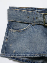 Veda Low Rise Denim Shorts