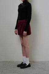 Wool turtleneck top_black