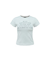 DOPAMINE Slim Fit T-Shirt White
