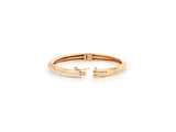 26SS★ [Premium Plating] Essence AB Twist Pave Bangle