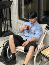 One four peaked stripe shirt