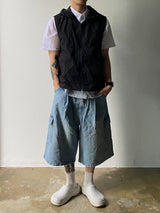 String Nylon Short Sleeve Shirt 4C