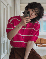カバーデンブークレハーフカーディガン