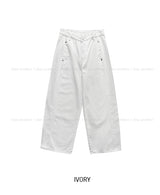 Teak Rivet Pocket Balloon Cotton Pants