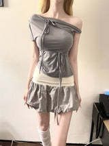 1294. Ribbon multy way T (4color)