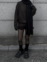 daily basic span round knit (2color)