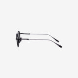 Knouun polygon titanium glasses CODE. 102. E Black N Gray