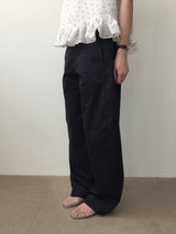 ペーパー カーブド パンツ (2color)