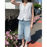 Nuggle 3/4 capri wide pants