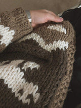 [Handmade] Nordic Toggle Knit Cardigan