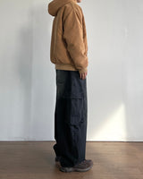 Work Corduroy Hood Zip-Up