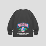 インターナショナルTシャツ L/S - CHARCOAL