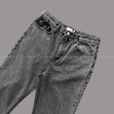 SK スノーフレアフィットデニムパンツ (2 colors)