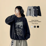 Shio String Ribbed Knit Sweatshirt