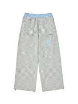 STITCH JOGGER PANTS LIGHT GREY