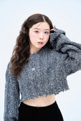 ロングスリーブミックスニット / long sleeve mix knit