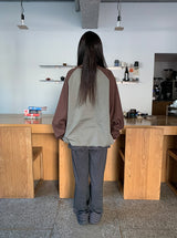 Sashio Stripe Layered Skirt Pants