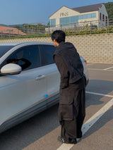 クロップビンテージジーンデニムベスト　２色