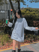 [U-BASIC] ウォントスリットオーバーサイズフィットロングスリーブ