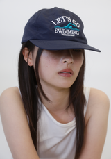 Let's Goナイロンキャンプキャップ Swimming
