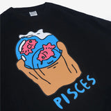 PEANUT STAIN - ワッツユアサインゾディアックピスケスボクシーTシャツ