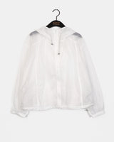 Poinin Nylon Windbreaker Hooded Zip-up Jacket