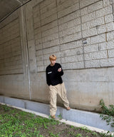 MM SYMBOL LOGO LONG SLEEVE T(BLACK)