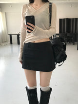 ミニクロットスカートパンツ (2 colors)