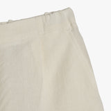 Stranger Classic Fit Linen Shorts (Cream)