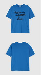 リブレタリングボクシーフィット半袖Tシャツ