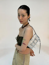 Baby Raspail Square Bag Silver