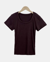 ラピノ Uネック 半袖Tシャツ
