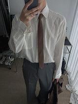 ASCLO Leather One Touch Tie (2color)