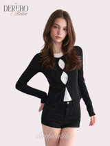 Teddy Center Dot Layered T-Shirt