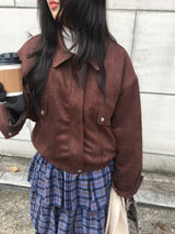Kiko Suede Padded Jacket (2color) - MD Pick