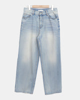 Rozea Double Pocket Wide Denim Pants