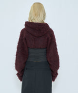 2WAY HOODED MUFFLER KNIT