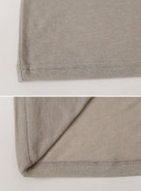 Wool Tencel Turtleneck Arm Warmer T-shirt (5color)