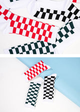 [3PACK] 1507 Unisex Trouser Checker Board Socks - Color Pack