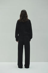 DIAGONAL LOGO HALF ZIP UP