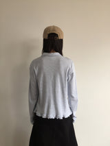ルーシー フリルカラー Tシャツ(2color)