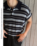 [S/S] Inconnect stripe kara half knit(3color)
