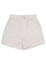 チェリーストライプデニムショートパンツ [LIGHT GRAY]